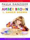 I, Amber Brown (MP3)